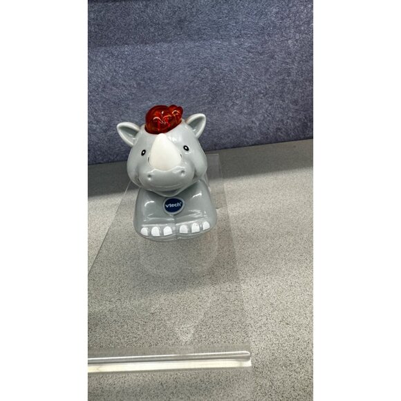 VTech Go! Go! Smart Animals Rhino Interactive Electronic Toy Zoo Explorers on Wh - Picture 2 of 5